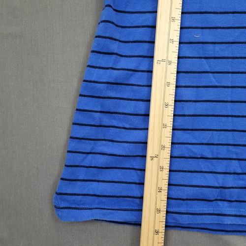 St Johns Bay Shirt Damen Große L Kurzarm Vacay Made Pullover gestreift blau - Bild 6 von 10