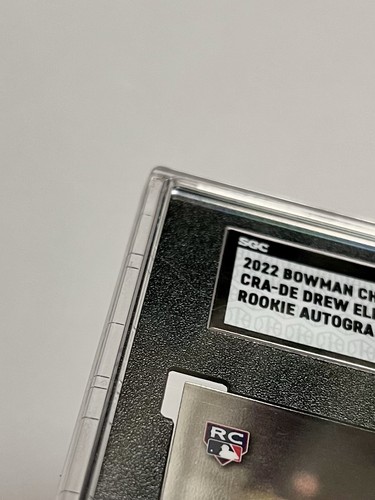 Drew Ellis 2022 Bowman Chrome #CRA-DE Rookie Auto SGC 10 Diamondbacks Giants MLB - Picture 3 of 4