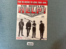 BEATLES sheet music YOU'RE GOING TO LOSE THAT GIRL NORTHERN UK 4235