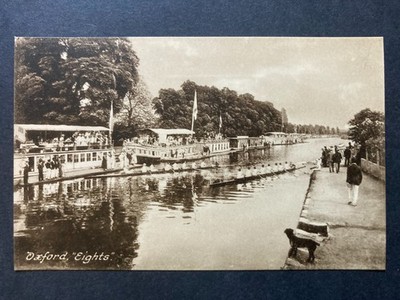 The Oxford ''Eights'' Oxford Oxfordshire Vintage Postkarte D22