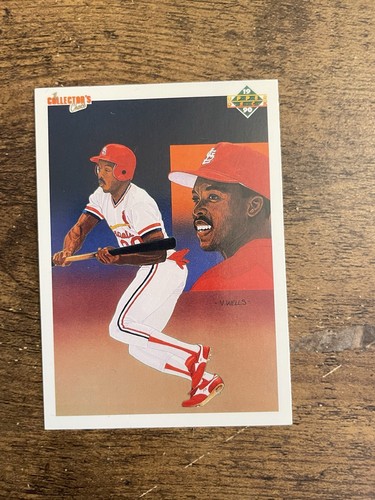 Tarjeta de béisbol Upper Deck 1990 Vince Coleman #68 lista de verificación Cardenales de San Luis - Imagen 1 de 2