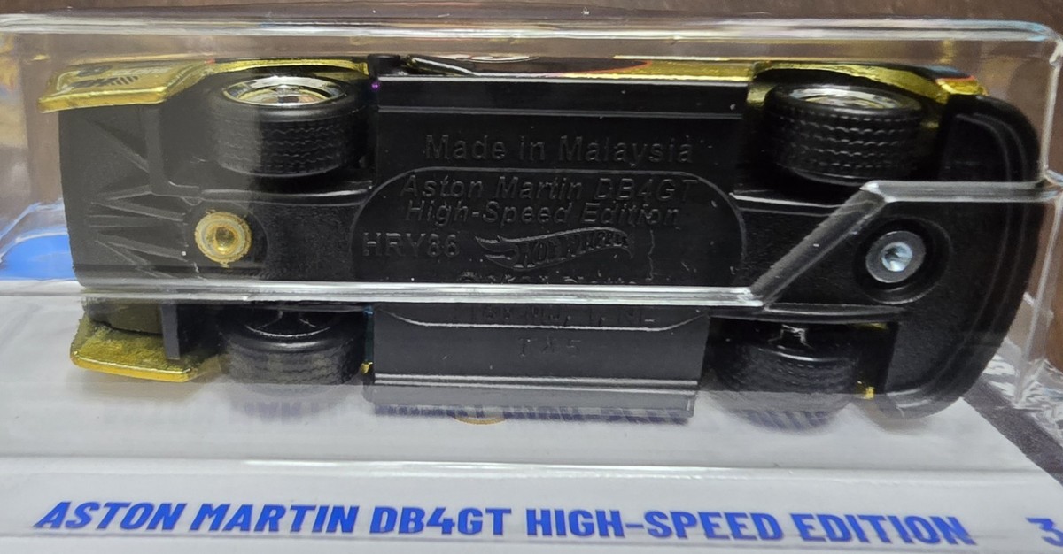 Hot Wheels 2025 Super Treasure Hunt Aston Martin DB4GT High-Speed