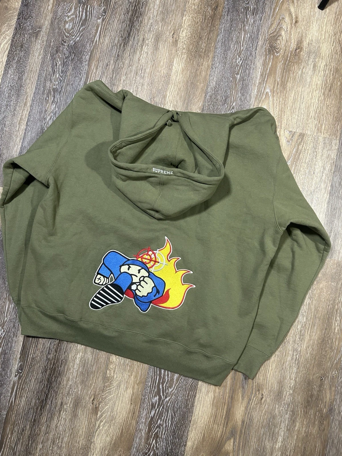 SUPREME Duck Down Records HOODIE HOMME TAILLE XXL sweat shirt record pull à capuche