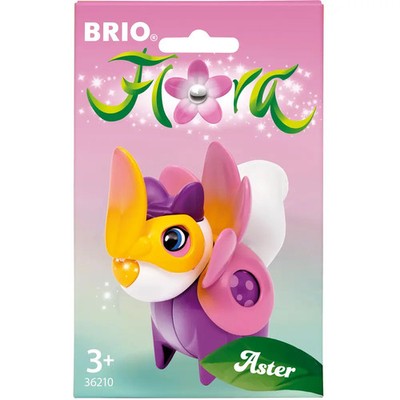 BRIO Flora - 36210 Aster im Blumen-Outfit | Spielset für endlosen fantasievollen