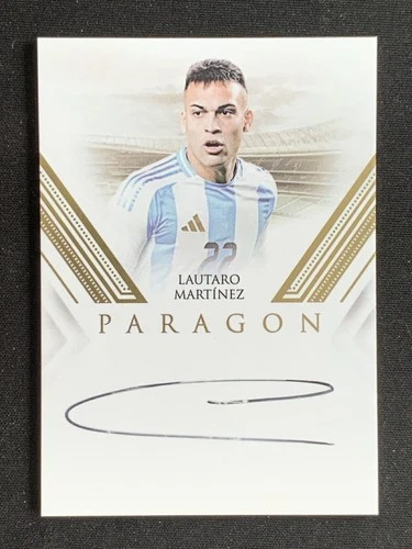 Lautaro Martinez 2025 Futera Platinum Paragon Auto /08 #PPGA26