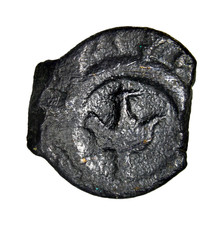 Jannaeus Widows Mite Biblical Lepton Star Anchor 100 BC Genuine Ancient Judean