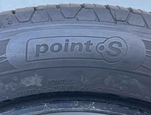 2x 6,4 - 6,8 mm Sommerreifen 215/55 R17 98W XL Point S Summers Reifen DOT 4923 - Bild 4 von 9