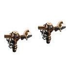  2 Pieces Rotating Water Sprinkler for Garden Adjustable Lawn Sprayers and