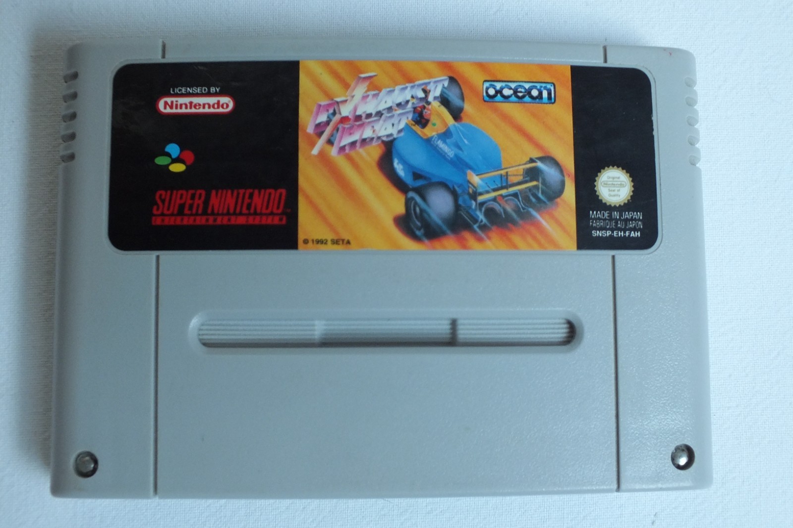 Ancien Jeu SUPER NINTENDO -- SNES -- EXHAUST HEAT -- PAL -- FAH -- loose