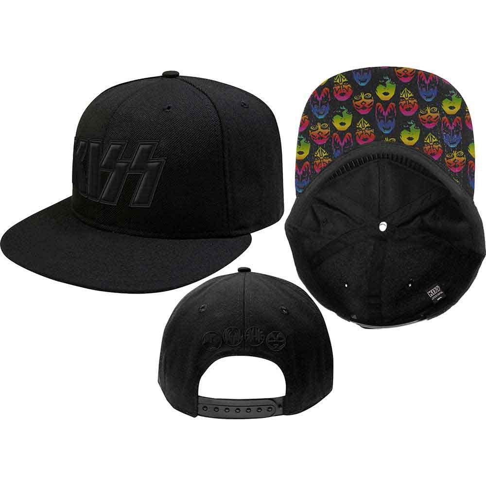 KISS Neon Faces Official Baseball Cap