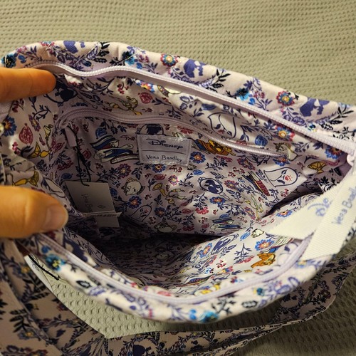 Vera Bradley Disney Beauty and the Beast Triple Zip Hipster NWT - Picture 5 of 6