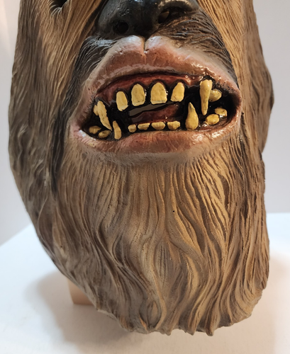 Star Wars Chewbacca Wookie Latex Mask For Halloween Costume New No Tags Rubies - Picture 3 of 10