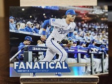 2025 Topps Chrome SP Fanatical Refractor Bobby Witt Jr.  FAN-1 KC Royals SSP HIT