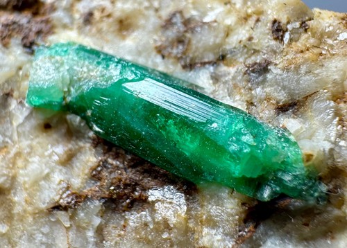 108 Karat gut abgeschlossene Top grüne Panjsher Smaragd Kristalle auf Matrix @AFG - Bild 7 von 10