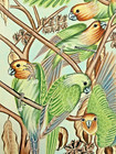 Japanese Painting on Silk; Birds;  Age? See Dimensions Handpainted Asian — photo 2