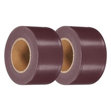 2Pack Flourescent Brown Flagging Tape, 1.5" x 150 ft PVC Neon Ribbon