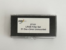 Chroma LRGB Filter Set 31 Dia x 3mm Unmounted CF-LRGB-31