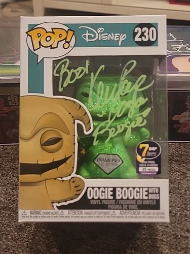 Funko POP! Disney NBC Oogie Boogie Diamond Signed By Ken Page 7BAP w/JSA & Case
