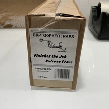 P-W Mfg. Company DK-1 Gopher Traps, Box Of 12 Traps (Qty 4 Boxes)