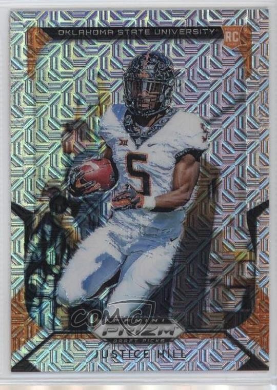 Justice Hill Panini Prizm Draft Picks #112 Gold