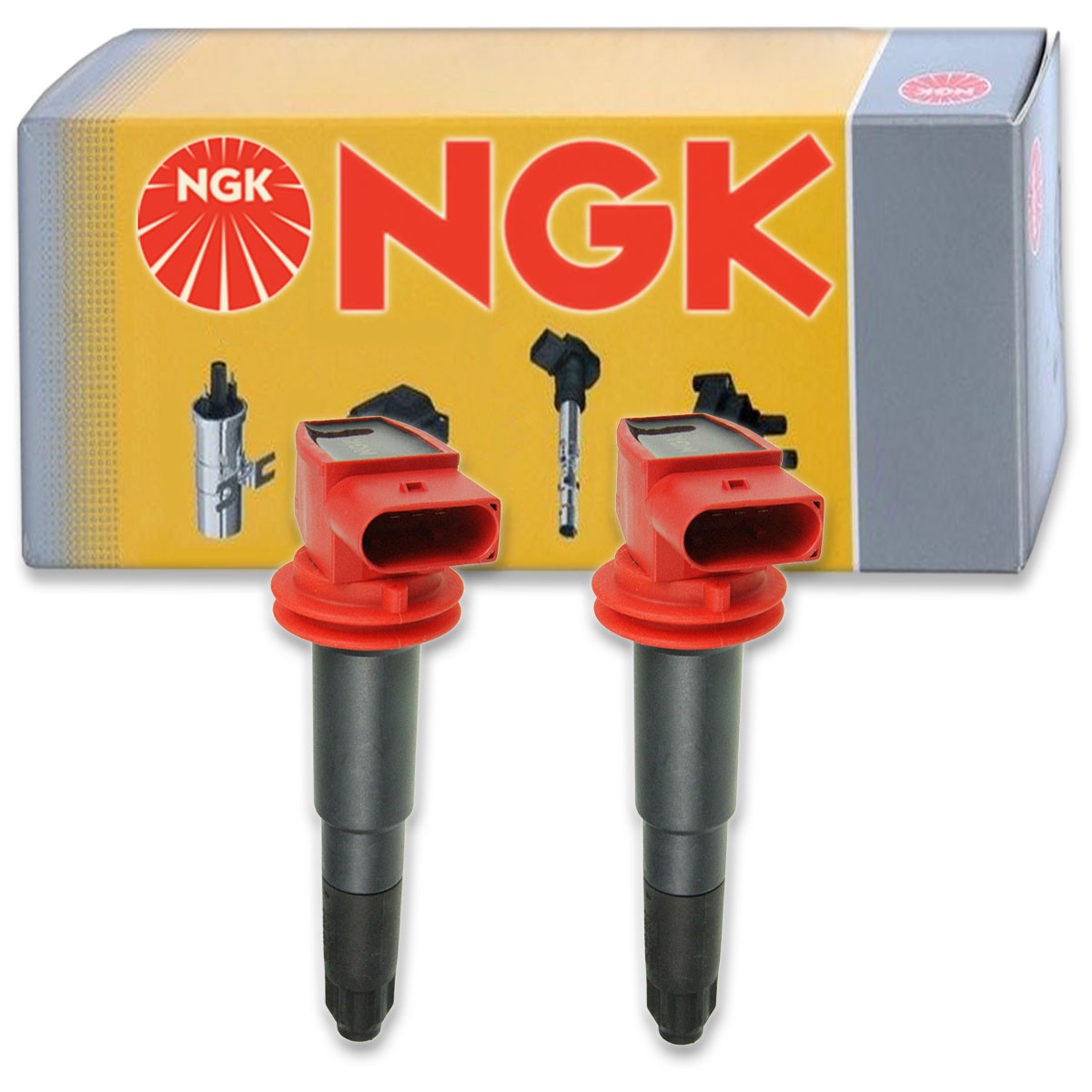 2 pc NGK 49028 U5307 Ignition Coils for ZSE042 UF660 UF-660 IC763 E1160 wc