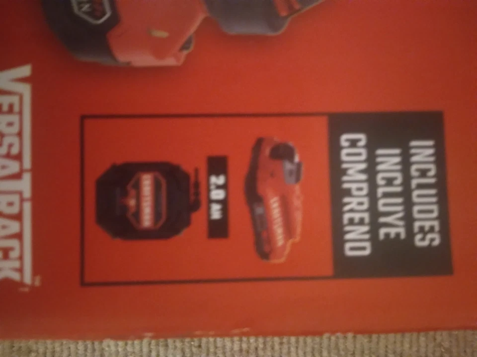 CRAFTSMAN con portabrocas 1/2, taladro/destornillador inalámbrico 20V, batería y cargador de batería Foto 3 de 3