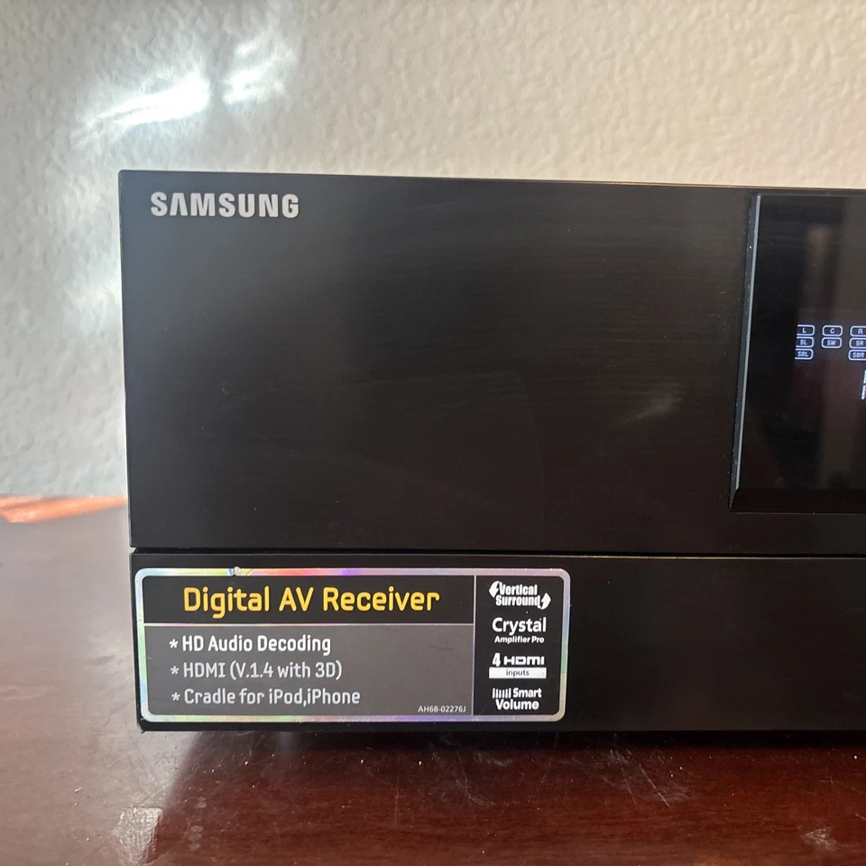 Samsung 7.1 Channel HD 3D AV Receiver 4 HDMI Imputs HW-C700B Tested Works - Image 4 of 4