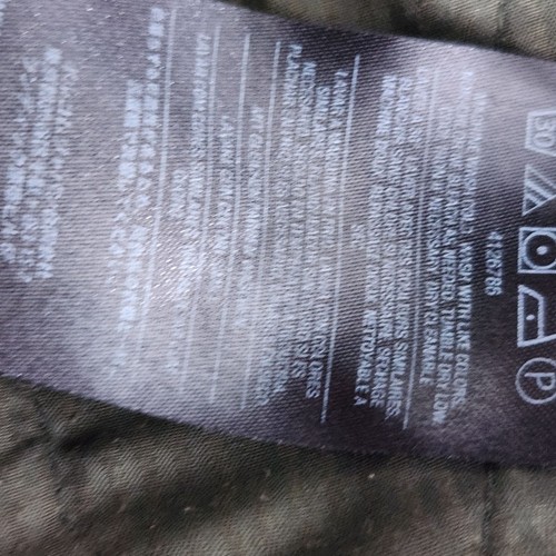 Volcom Mens Olive Green Hooded Jacket With Grey Sweatshirt Liner Multiple Pocket - Picture 11 of 15
