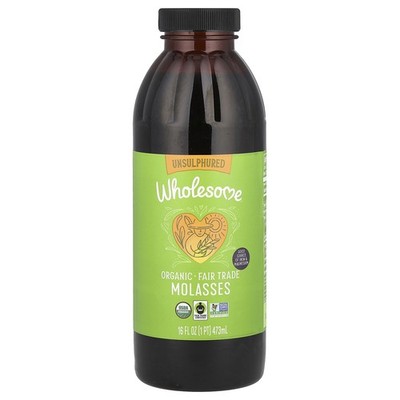 Organic Molasses, Unsulphured, 16 fl oz (473 ml)