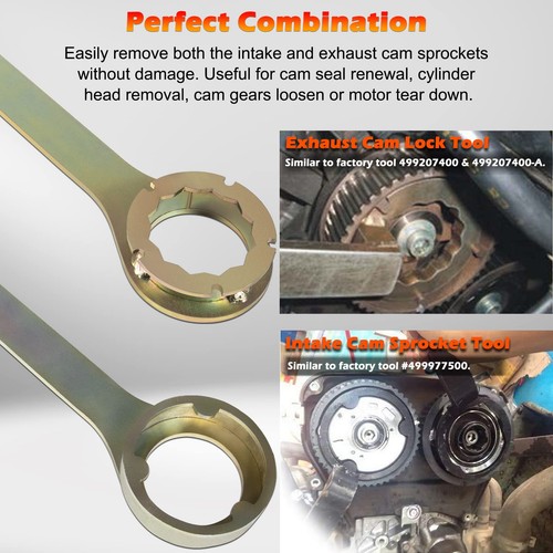 Intake/Exhaust Cam Sprocket Install and Remove Wrench Tool for Subaru AVCS JD... - Picture 4 of 8