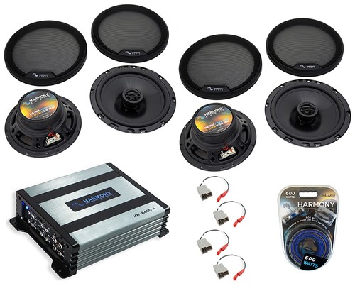 HA-65 Subaru Impreza 02-05 6,5" 300 W, 800 W Lautsprecher Sub Verstärker & 10 Stärke Verstärker Kit - Bild 1 von 5