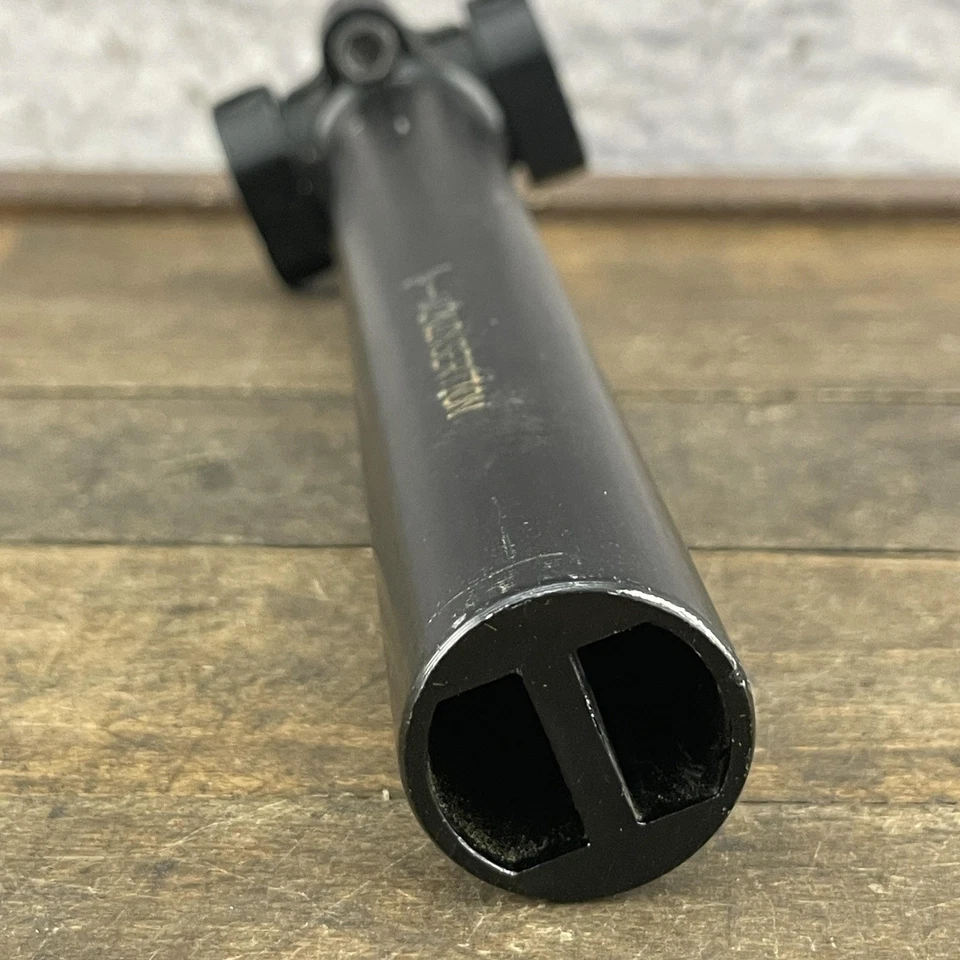 Schwinn XS BMX Bicycle Seatpost 27.2 mm Braced Black Aluminum Micro Adjust - Image 3 of 4