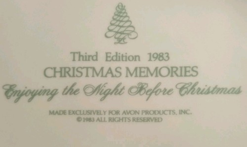 VINTAGE Christmas Memories Figurines Series Avon Set of 4 1981, 1982, 1983 &1984 - Picture 12 of 23