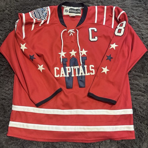 Washington Capitals Alex Ovechkin 2015 Winter Classic Jersey Reebok Size 54