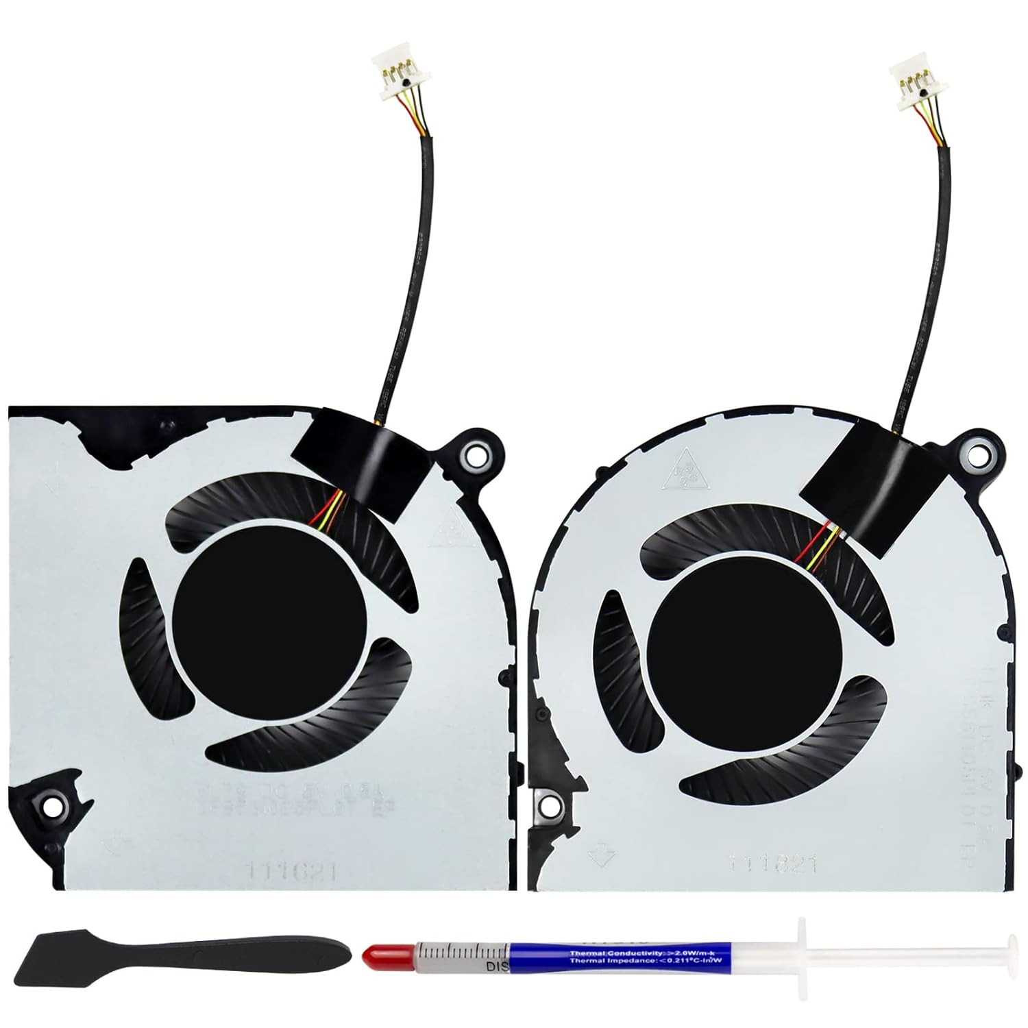 New CPU+GPU Cooling Fan Replacement for Nitro 5 AN515-43, AN515-54, AN517-51, Ac