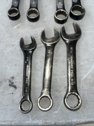 HUSKY TOOLS 57 PZ Lotto Chiavi Combinate Metriche e SAE Cricchetto Stubby - Foto 3 di 15