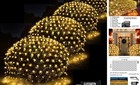 Net Lights, 360 LED Christmas Lights Outdoor, 360 LED (Green Wire) Warm White