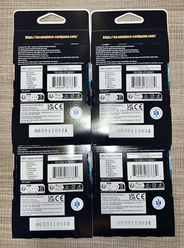 Lot of (4) One Piece TCG English OP-09 Emperors in the New World Sleeved Packs! - Picture 2 of 2