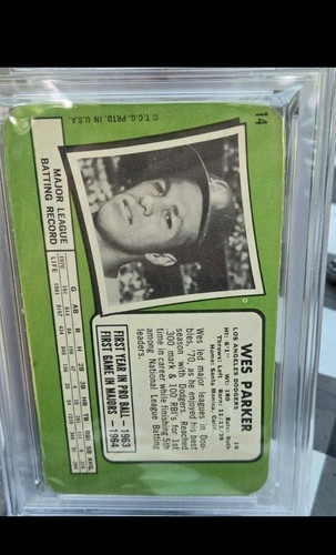 🏆🔥⚾️71 TOPPS SUPER WES PARKER PSA 3/ 2022 TOPPS ARCHIVES FREDDIE FREEMAN... - Bild 5 von 5