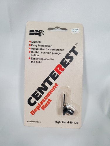 Bow Hunting Nap Centerest Replacement Rest Right Hand 60-138 New Old Stock - Picture 1 of 7