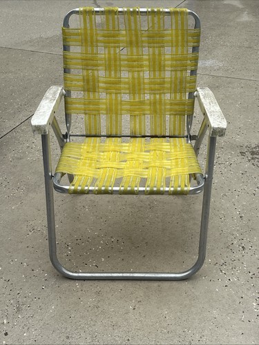 vintage aluminum folding lawn chairs
