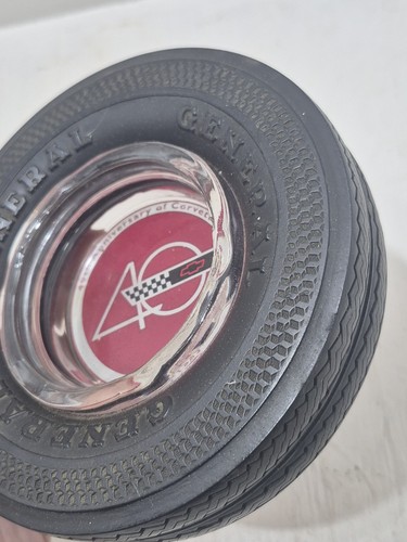 Cenicero de neumáticos Corvette vintage 40 aniversario coleccionable Chevrolet Chevy - Imagen 5 de 6