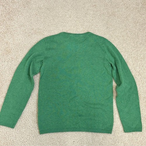 NWT H&M Boys Crew Neck Cotton Green Sweater Pullover Sz 6-8 - Picture 6 of 6