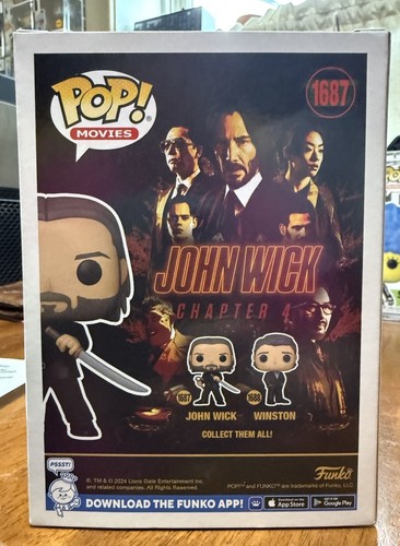 Keanu Reeves Signed Autographed Funko Pop John Wick SWAU Authenticated Proof - Picture 7 of 23