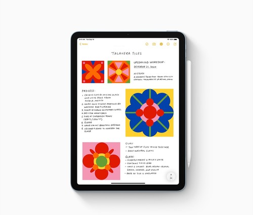 Apple iPad Air 256 GB 27,7 cm (10.9") Wi-Fi 6 (802.11ax) iOS 14 Rosgoud - Photo 3/8