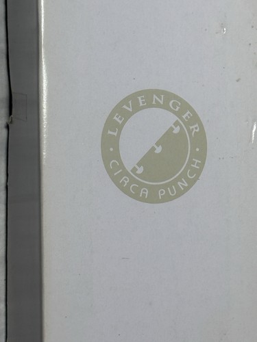 Neu Levenger 11 Loch Papierlocher Circa Universal Schreibtisch mit verstellbarem Schieber - Bild 2 von 7