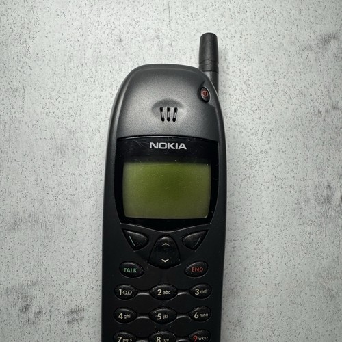 Nokia BellSouth 6120 nero raro telefono cellulare OBO - NON TESTATO o PARTE DI RICAMBIO - Foto 3 di 11