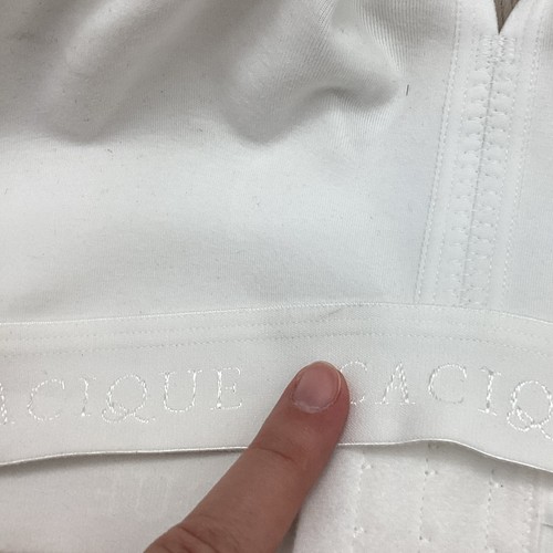 Lane Bryant Cacique Unlined Cotton No Wire Full Coverage Bra 48C White NWT - Picture 5 of 12