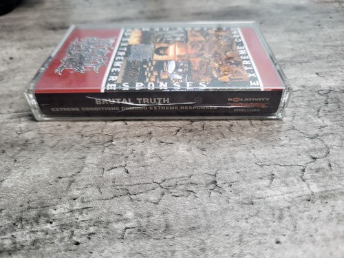 Brutal Truth: Extreme Conditions Demand Extreme Responses Cassette 92' Earache R - Picture 3 of 7