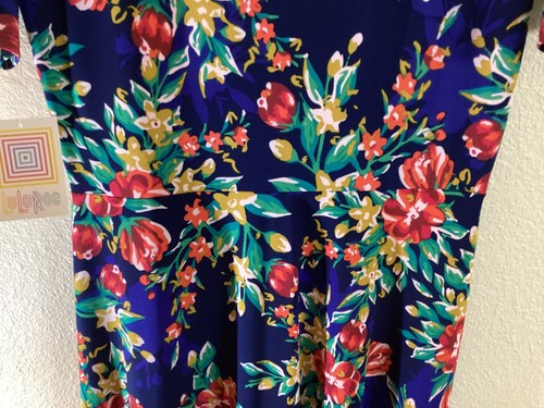 LuLaRoe Ana Dress Women's Size 2XL (18-20) Maxi Ankle Lenght Floral Print NEW - Picture 5 of 6